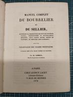 Manuel du bourrelier et du sellier., Enlèvement, Utilisé