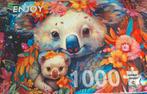 Koala’s puzzel 1000 stuks, Ophalen of Verzenden, 500 t/m 1500 stukjes, Zo goed als nieuw, Legpuzzel