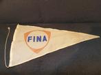 drapeau FINA oil publicitaire collection vintage, Collections, Marques & Objets publicitaires, Utilisé, Enlèvement ou Envoi, Panneau publicitaire