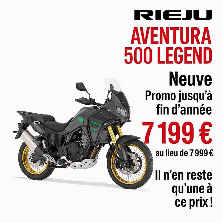 RIEJU Aventura 500, Motos, Motos Autre, 12 à 35 kW, 2 cylindres, Enlèvement