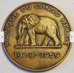 Médaille Banque du Congo belge 1909-1959, Enlèvement