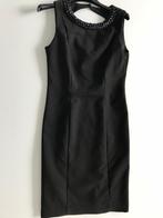 Zwart kleed met stenen met mooie open rug maat 36, in perfec, H&M, Zwart, Ophalen of Verzenden, Zo goed als nieuw