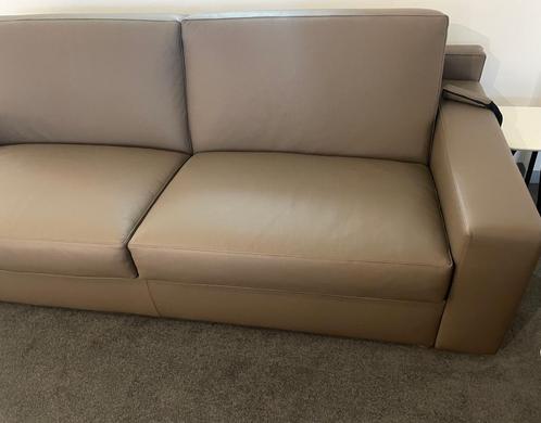 Pol74 slaapbank Cabriolet leder met bed 160 cm x 200 cm, Huis en Inrichting, Slaapkamer | Slaapbanken, Nieuw, 160 cm, 200 cm, Tweepersoons