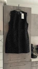 Nieuwe elegante jurk Zara grijs zwart XL, Zara, Ophalen of Verzenden, Nieuw, Zwart