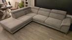 hoeksalon grijs, Huis en Inrichting, Zetels | Complete zithoeken, Ophalen, Gebruikt, Stof, Moderne