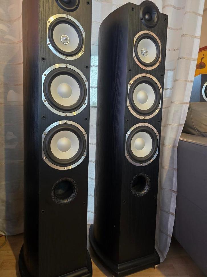 TAGA HARMONY PLATINIUM F-100 Luidsprekers, Audio, Tv en Foto, Luidsprekerboxen, Zo goed als nieuw, Front, Rear of Stereo speakers