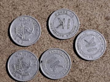 Kleingeld Congo (uit Zaïre tijd) beschikbaar voor biedingen
