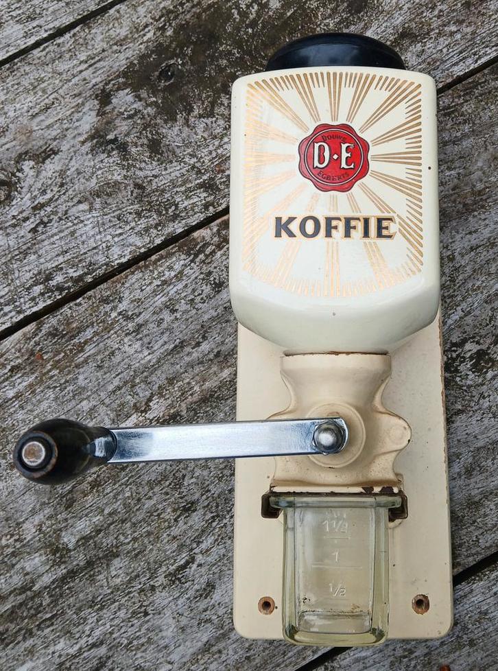 Wandkoffiemolen Douwe Egberts, Antiek en Kunst, Curiosa en Brocante, Ophalen