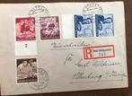 Duits poststuk gestempeld 1944, Ophalen of Verzenden, Envelop