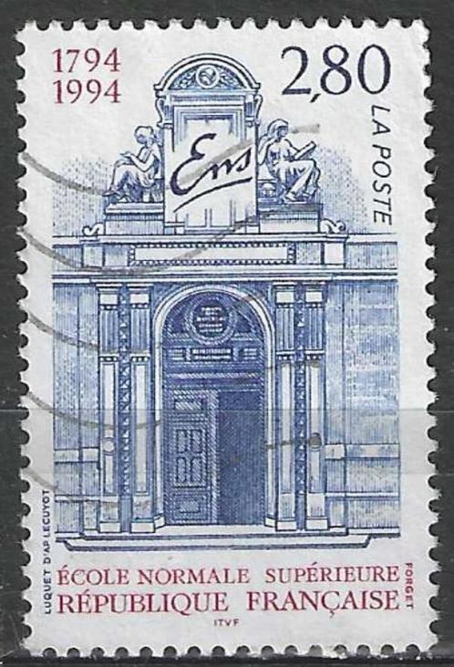 Frankrijk 1994 - Yvert 2907 - Hogere Normaalschool (ST), Postzegels en Munten, Postzegels | Europa | Frankrijk, Gestempeld, Verzenden