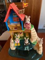 Sylvanian 5229 La cabane de l'île secrète avec extras 5233, Enfants & Bébés, Enlèvement ou Envoi, Utilisé, Maison de poupées