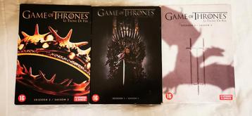 Game of Thrones, 3 coffrets, saisons 1,2 et 3