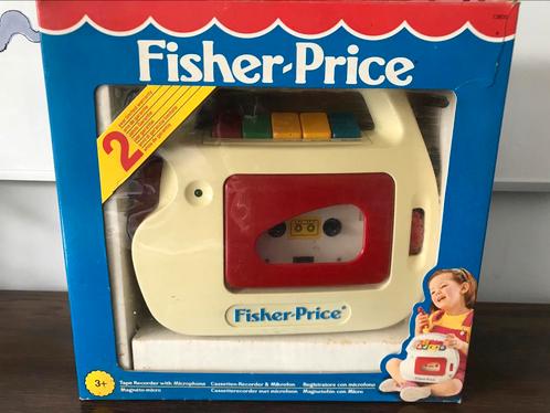 Fischer price cassetterecorder vintage, Antiquités & Art, Curiosités & Brocante, Enlèvement ou Envoi