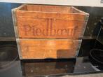 vintage houten bierkrat PIEDBOEUF jupille 1961, Ophalen of Verzenden