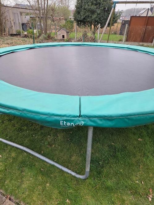 Trampoline Etan 420 cm in zeer goede staat, Sport en Fitness, Turnen, Zo goed als nieuw, Ophalen