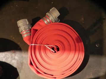 Brandslang nieuw Rood Plat oprolbaar 75mm 20m beschikbaar voor biedingen