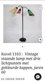 Vintage staande lamp jaren 60, Ophalen, Zo goed als nieuw