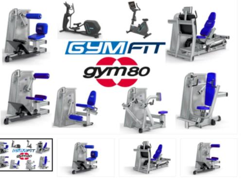 Gym80 4E Set met Gymfit Cardio | LEASE | Milon Circle, Sport en Fitness, Fitnessmaterialen, Nieuw, Overige typen, Armen, Benen