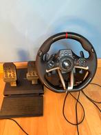 Volant PS4 Racing, souris et clavier, 5 jeux, 1 console, Comme neuf, Enlèvement ou Envoi