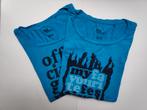 Dames T-shirts Flair rocks special edition 2 stuks, Flair, Manches courtes, Taille 38/40 (M), Bleu