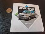 Vintage sticker VOLVO 360 GLE, Auto diversen, Autostickers, Ophalen of Verzenden