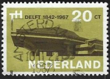1 Postzegel Nederland 1967 Technische Hogeschool Delft beschikbaar voor biedingen