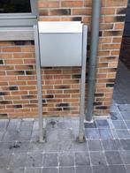 Stevige staande brievenbus, Tuin en Terras, Brievenbussen, Ophalen of Verzenden, Gebruikt, Inox, Staande brievenbus