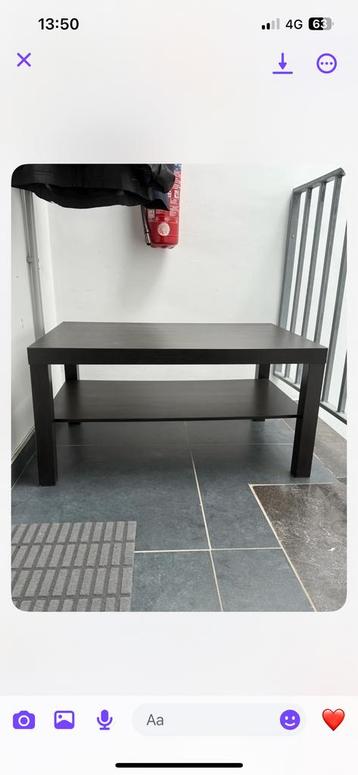 Table basse noire  beschikbaar voor biedingen