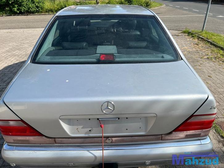 MERCEDES S KLASSE W140 Zilver achterklep 1991-1998, Auto-onderdelen, Carrosserie, Achterklep, Mercedes-Benz, Achter, Gebruikt
