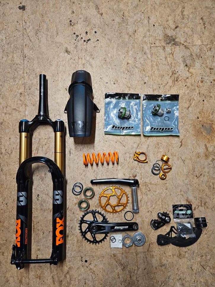 Mtb parts!!.. Hope, Fox, Vélos & Vélomoteurs, Pièces de cyclomoteur | Général, Enlèvement
