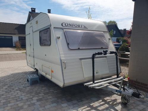 Prachtige opgeknapte caravan met luifel en voortent!, Caravans en Kamperen, Caravans, Particulier, Luifel, Zonnepaneel, Ophalen