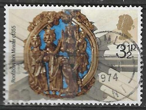 Groot-Brittannie 1974 - Yvert 742 - Kerstmis - Ornament  (ST, Timbres & Monnaies, Timbres | Europe | Royaume-Uni, Affranchi, Envoi