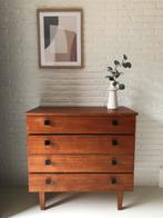 ‘The one with the 4 drawers’. Vintage cabinet-mid century, Huis en Inrichting, 50 tot 100 cm, Minder dan 100 cm, 25 tot 50 cm