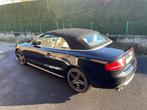 Audi A5 cabriolet 2.0 TDi S line (slechts 124.000 km), Auto's, Beige, 4 cilinders, Cabriolet, Zwart