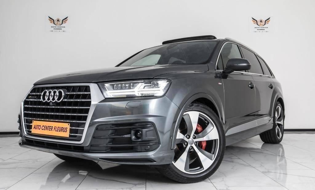Audi Q7 S-Line 3.0L TDi V6 Quattro 7 places / Full Option, Auto's, Audi, Particulier, Q7, 360° camera, 4x4, Achteruitrijcamera