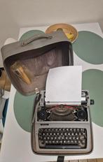 Vintage Erika type machine met koffer - jaren 60 - AZERTY, Ophalen, Gebruikt