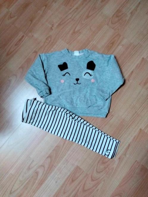 set sweater & broek meisje H & M Maat 92, Kinderen en Baby's, Kinderkleding | Maat 92, Zo goed als nieuw, Meisje, Setje, Ophalen of Verzenden