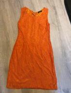 oranje kanten kleed, Maat 38/40 (M), Oranje, Ophalen of Verzenden, Zo goed als nieuw