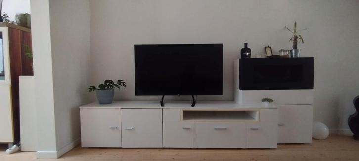Tv kast met openhaard, Huis en Inrichting, Kasten |Televisiemeubels, Gebruikt, Minder dan 100 cm, 200 cm of meer, 25 tot 50 cm