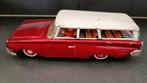 Vintage blikken stationwagon red China., Ophalen of Verzenden