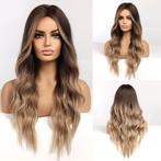 Pruik lang golvend haar zonder pony model Venice, Handtassen en Accessoires, Uiterlijk | Haarverzorging, Verzenden, Nieuw, Pruik of Haarverlenging