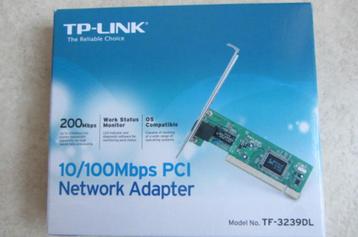 TP-Link netwerkkaart / ethernet 10/100 Mbps / PCI adapter beschikbaar voor biedingen