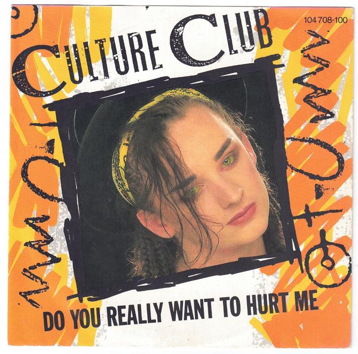 Culture Club — Do You Really Want To Hurt Me 45 RPM vinyl, Cd's en Dvd's, Vinyl | Pop, Gebruikt, 1980 tot 2000, Ophalen of Verzenden