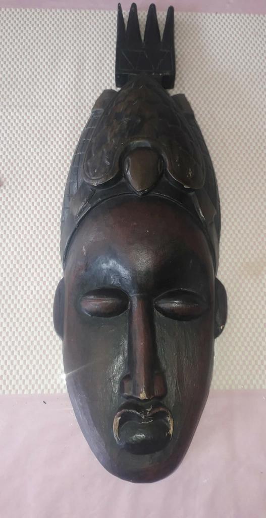 Masque africain,  décoration murale, Antiek en Kunst, Kunst | Niet-Westerse kunst, Ophalen of Verzenden