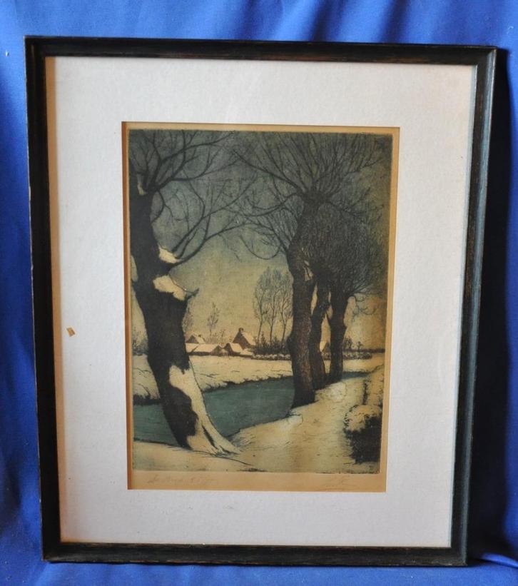 lithographie de jospas numerotée 55/75 (modele 1), Antiek en Kunst, Kunst | Litho's en Zeefdrukken, Ophalen of Verzenden