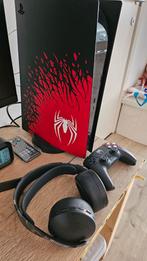 Ps5 spiderman edition , sony headset,games,gamemonitor ., Ophalen of Verzenden, Zo goed als nieuw