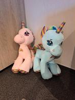 Eenhoorn knuffel (2) + eenhoorn pantoffels, Enlèvement ou Envoi, Comme neuf, Autres types