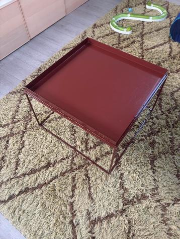 HAY - TRAY COFFEE TABLE L60 X W60 CHOCOLATE HIGH GLOSS beschikbaar voor biedingen