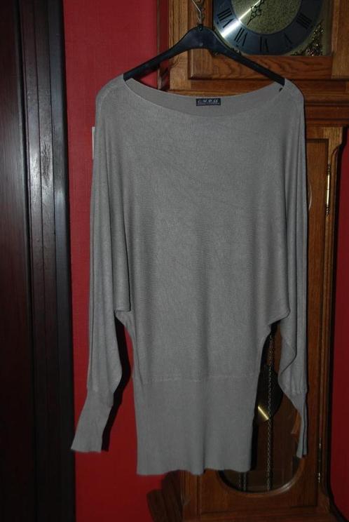 Korte sweaterjurk of tuniek „CMP 55 collection” beige mink S, Kleding | Dames, Jurken, Zo goed als nieuw, Maat 36 (S), Beige, Boven de knie