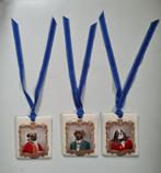 3 porselein 'Royal Dog' Niderviller schildjes, Ophalen of Verzenden